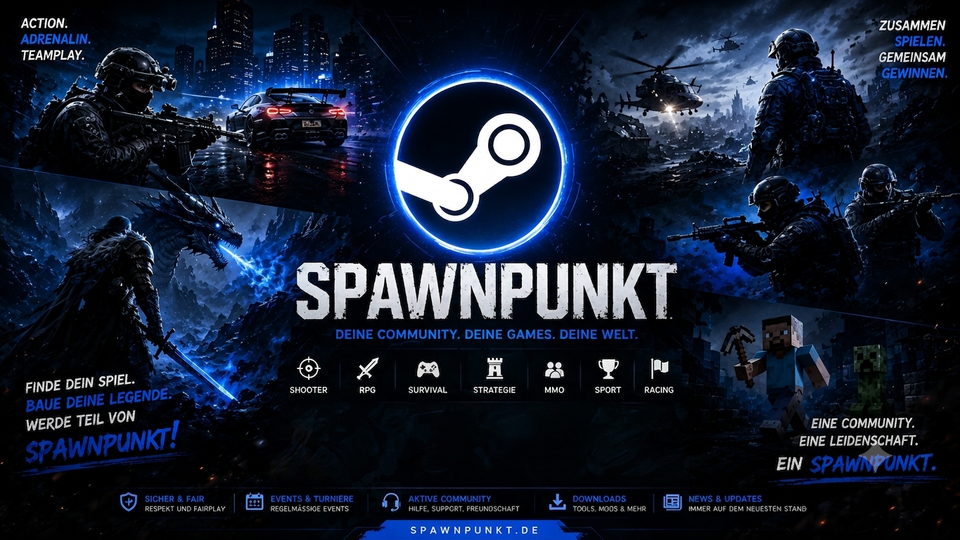 Spawnpunkt.de ist eröffnet – Deine Gaming Community