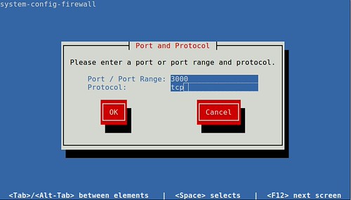 Firewall-Konfiguration: einen Port freigeben (system-config-firewall)